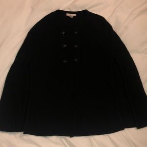 Banana Republic Extra Fine Merino Wool Cape Coat